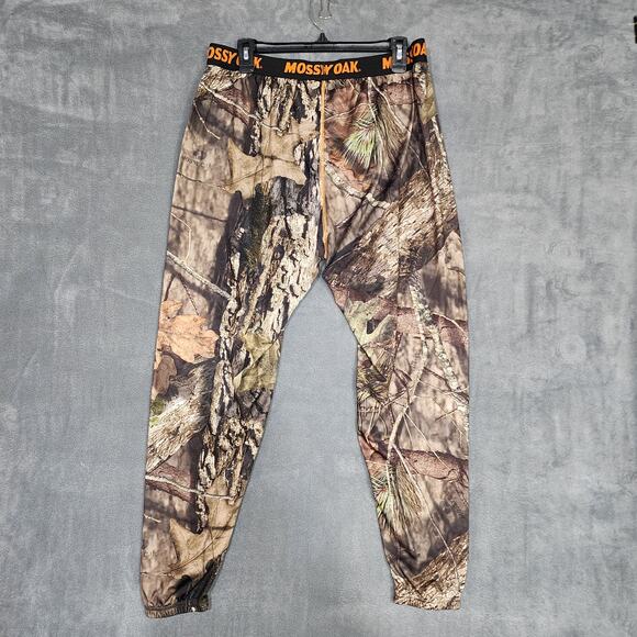 Mossy Oak Men's Performance Baselayer Thermal Bottoms Underwear Camo XL - Picture 2 of 5